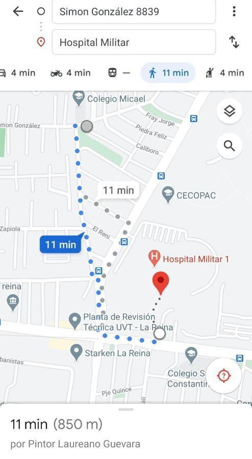 Hospedaje La Reina U Santiago del Cile Esterno foto